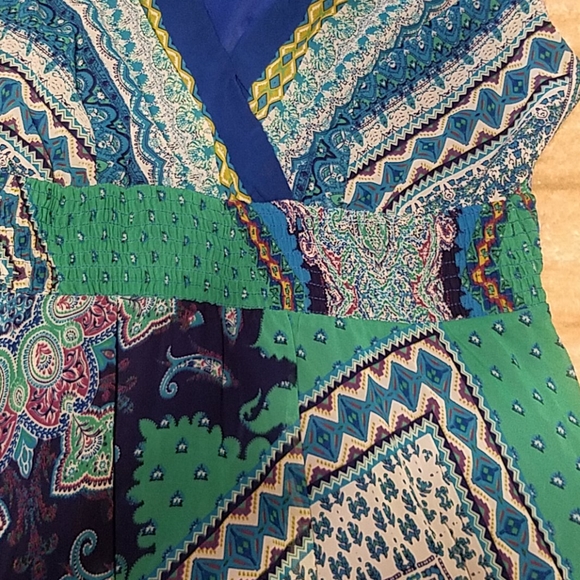 NWT Rabbit Rabbit Rabbit Sleeveless Summer Paisley Plus Size Dress - Picture 8 of 8